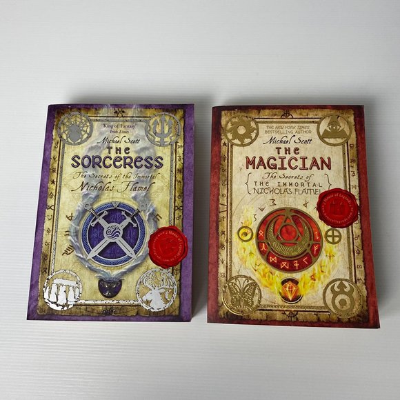 Secrets Of The Immortal Nicholas Flamel By Michael Scott Books 2 & 3 Medium PB - Picture 6 of 9